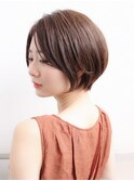 小顔バング前下がりショートボブ20代30代40代50代【Garden】