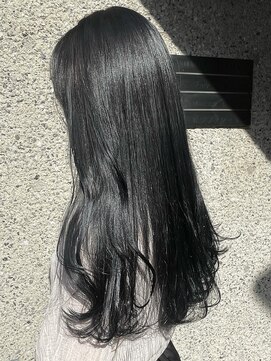 メゾンアクア 表参道(Maison ACQUA) ◎ブリーチなしカラーメルティーカラーオリーブベージュ