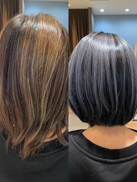 クララ カシハラ(CLALA Kashihara) 髪質改善ビフォーアフター/ヒト幹細胞使用/美髪/艶髪