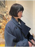 癖っ毛ボブ