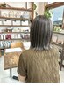 カット＋透明感カラー＋集中ケアトリートメント　￥16500→14850