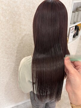 ウル(ulu) ピンク#髪質改善カラー