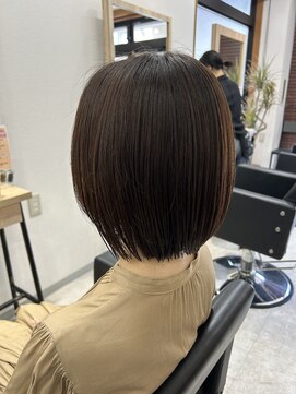 エルプラスヘアー 平尾店(L+hair) (40代)美髪ボブ