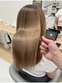 酸性ストレートでサラサラロングに[錦糸町/縮毛矯正/髪質改善]