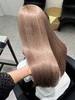 ペレ アネックス 大阪梅田茶屋町店(PELE ANNEX)&nbsp;ホワイトグレージュ/デジタルパーマ/チェリーブラウン/梅田