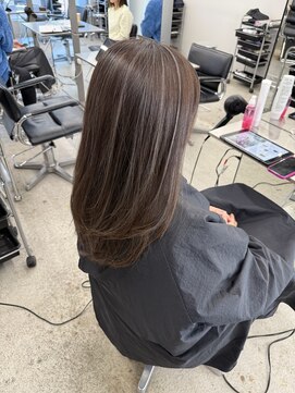 クレア 上大岡(CREA) ハイライトバレイヤージュダブルカラーケアブリーチ30代40代50代