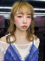 キジ(KIJI) ワイドバング/フルバング/ハイトーン/イエロー/イエローベージュ