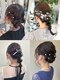 アップル(APPLE)の写真/特別な日を彩るパーティーヘアセットが得意♪プロの技で華やかに☆
