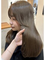 オルセン(OLSEN)&nbsp;ブリーチなし/オリーブベージュ/透明感カラー