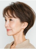クラゲヘアー/小顔/ココアベージュ/オリーブグレー/川西