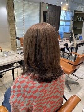 アジールヘア 池袋東口店(agir hair) アンブレラカラー/ミルクティーグレージュ/透明感カラー/池袋