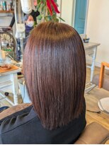 ヘアアトリエ ナイン(hair atelier nine)&nbsp;ヘッドスパ/チェリーレッド/ハイレイヤーウルフ/髪質改善/福島市