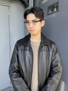 ブロック ジャポン(bloc japon) 毛流れセンターパートショート 癖毛ショート/池田佑輔