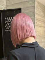 ヲタク(wotaku.)&nbsp;ピンクカラーホワイトピンクトリプルカラーハイトーンボブ暖色
