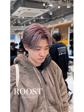 ルースト 原宿店(ROOST) 刈り上げセンターパート/波巻きツイストスパイラル/原宿