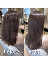 ≪お客様リアルオーダー≫縮毛矯正・酸性ストレート・髪質改善トリートメントで作る艶髪をご覧ください。