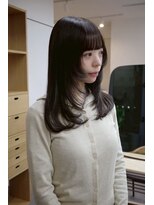 シーク(SeeeK.)&nbsp;ミディアムレイヤーカットグレージュ