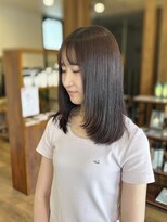トップヘアー 池の内店(TOP HAIR) 顔周りレイヤー×モカブラウン〔たき〕