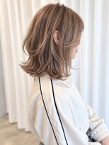 ヘアメイク ミチ 富田店(HAIRMAKE MICHI)&nbsp;【MICHI 富田店 芦田結加】ケアブリーチ ベージュカラー