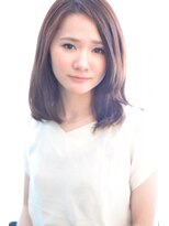 スノッブリコ(snob rico)&nbsp;【snob rico】ダークベージュ×ニュアンスストレート