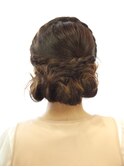 編み込み やわらかシニオンSet