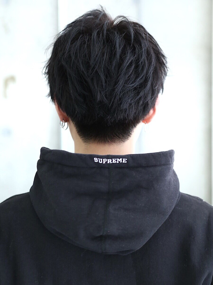 センターパート 刈り上げ ソフトツーブロック テクノ ジョー君