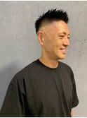 スキンフェードショートスタイル<理容室> <立川/美容院/美容室>