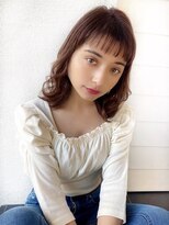 オーロ 緑地公園店(ORO)&nbsp;*2021春夏/ゆるふわエアリーミディ/オン眉前髪