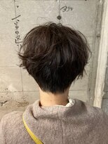 オッソ(OSSO)&nbsp;ニュアンスパーマ_エアリーミディショートパーマ