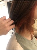 【EIGHT mizonokuchi】インナーカラーオレンジ