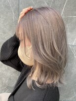 ホーミー(Homey)&nbsp;ボブルフくびれヘア×ショコラべージュ