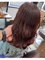コアヘアー(core hair) ミディアム、レッド系カラー