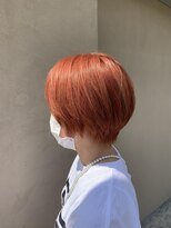 スーリール 春日店(Sourire)&nbsp;オレンジ　ショート　ダブルカラー