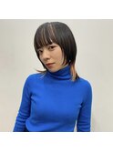 ウルフカット+デザインハイライト