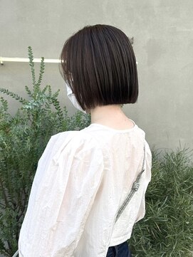 エルロンバイマフェ(AILERON by mahae) 【ボブ】ぱつっと切りっぱなしラインがかわいい！