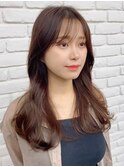 【DIFINO 青山】韓国小顔レイヤー×艶感ナチュラルブラウン