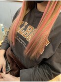華やかさ光る★人毛プレミア編み込みエクステでロングヘア★
