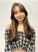 〈藤間〉インナーカラー/ポイントエクステ/韓国ヘア