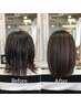 [2回目以降]根元染め＋髪質改善ヘアエステ(仕上げアイロン付)￥17190→￥16500