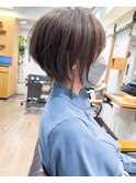 絶壁解消/大人可愛い/ひし形/小顔/30代40代◎ショートボブN