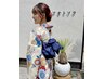浴衣着付け＋ヘアアレンジ　￥8,250→￥7,700