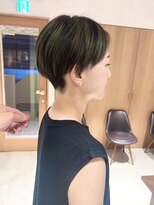 ラミエ バイ メルト 吉祥寺(lamie by melt)&nbsp;*滝田*20代30代40代ハンサムショートハイライトオリーブカラー