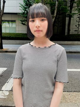 メリケンビューティーパーラー コウベ(MERICAN BEAUTY PARLOR KOBE) 黒髪ボブ