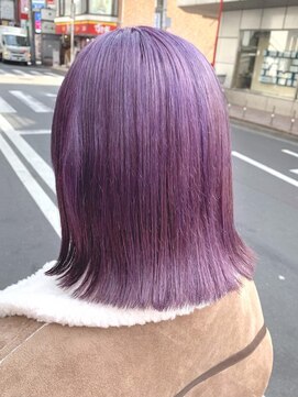 テトラ バイ ネオリーブ 横浜西口店(tetra by neolive) 濃いめラベンダーカラー＊*【横浜/横浜駅】