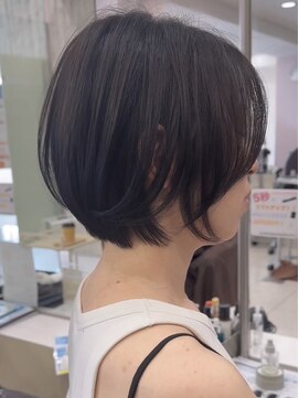 ハピネス 西大寺店(Happiness) ショートカット×ひし形ショートボブ×前髪あり30代40代50代