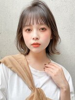 ラックバイエイム(LUCK by eim)&nbsp;＊ボブウルフイメチェンハッシュカットレッドブラウンフルバング