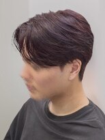 ビッケメンズヘア(Vicke Men's hair)&nbsp;フェザーパーマセンターパートダウンパーマニュアンスパーマ韓国