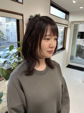 メロウ(mellow) レイヤーカット×バイオレットカラー