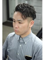 マーズ(MARS)&nbsp;ナチュラルフェード×スパイラルパーマ/20代30代40代