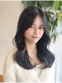 小顔可愛いレイヤーカット×アッシュカラー10代20代30代
